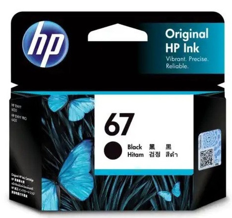 HP Inkjet Ink Cartridge 67 Black