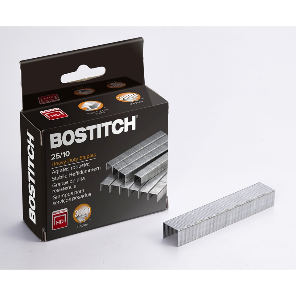 Bostitch 25/10 Staples Heavy Duty 65 Sheets Pack 3000