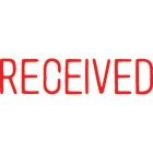 X-Stamper Self-Inking Stamp 'Received' With Red Ink image