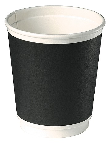 Huhtamaki Paper Hot Cup DW 285ml Black Carton 500