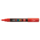Uni Posca Marker 1.0mm Extra-Fine Poly-tip Red PC-1M image