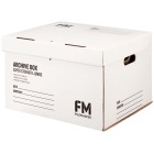 FM Archive Box Super Strength Jumbo 432x370x286mm Inside Measure White image