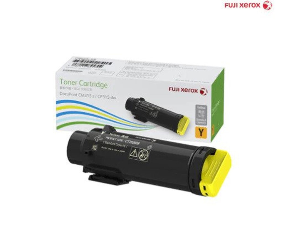 Fuji Xerox Laser Toner Cartridge CT202609 Yellow