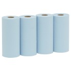 Wypall X50 Reinforced Wipers 4194 4 Ply Roll Blue Carton of 4 image