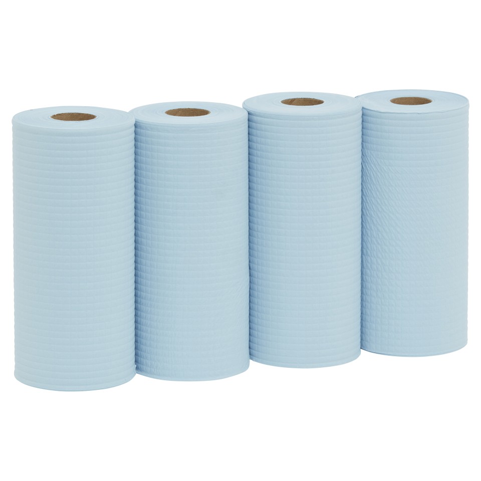 Wypall X50 Reinforced Wipers 4194 4 Ply Roll Blue Carton of 4