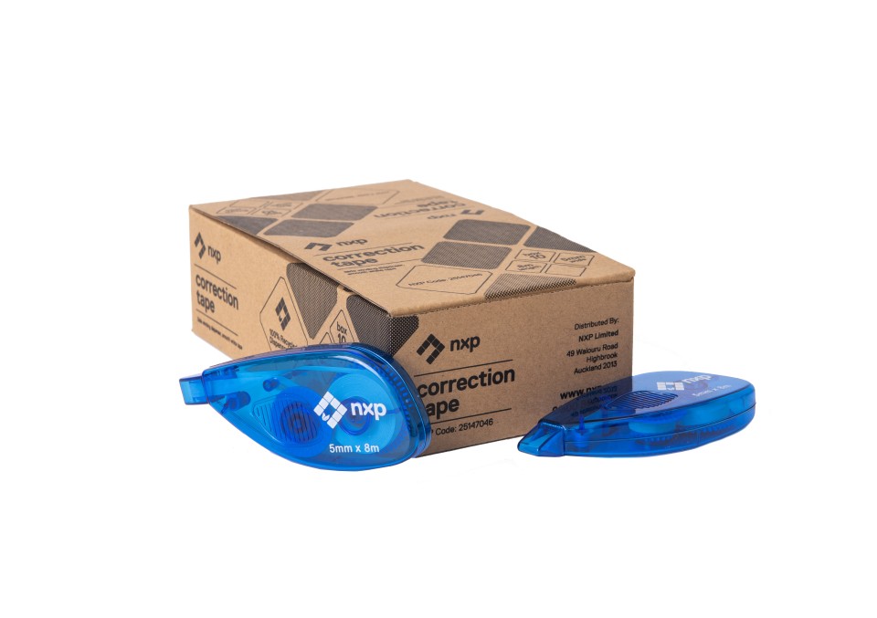 NXP Correction Tape Recycled 5mm x 8m Box 10