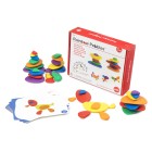 EDX Rainbow Pebbles 36 Pieces With 20 Activity Cards Set image