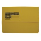 Eastlight Slimpick Fscp Expanding Document Wallet Yellow Pack 10 image