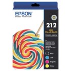 Epson Inkjet Ink Cartridge 212 4 Colour Value Pack image