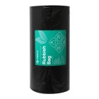 NXPlanet Black Rubbish Bag 80L 780 x 960mm LDPE 33mu roll of 25 image