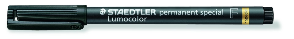 Staedtler Lumocolor Special Permanent Marker Bullet Tip 0.6mm Black