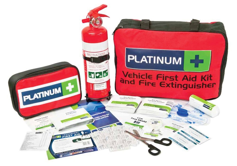 Platinum Vehicle & Fire Extinguisher First Aid Kit