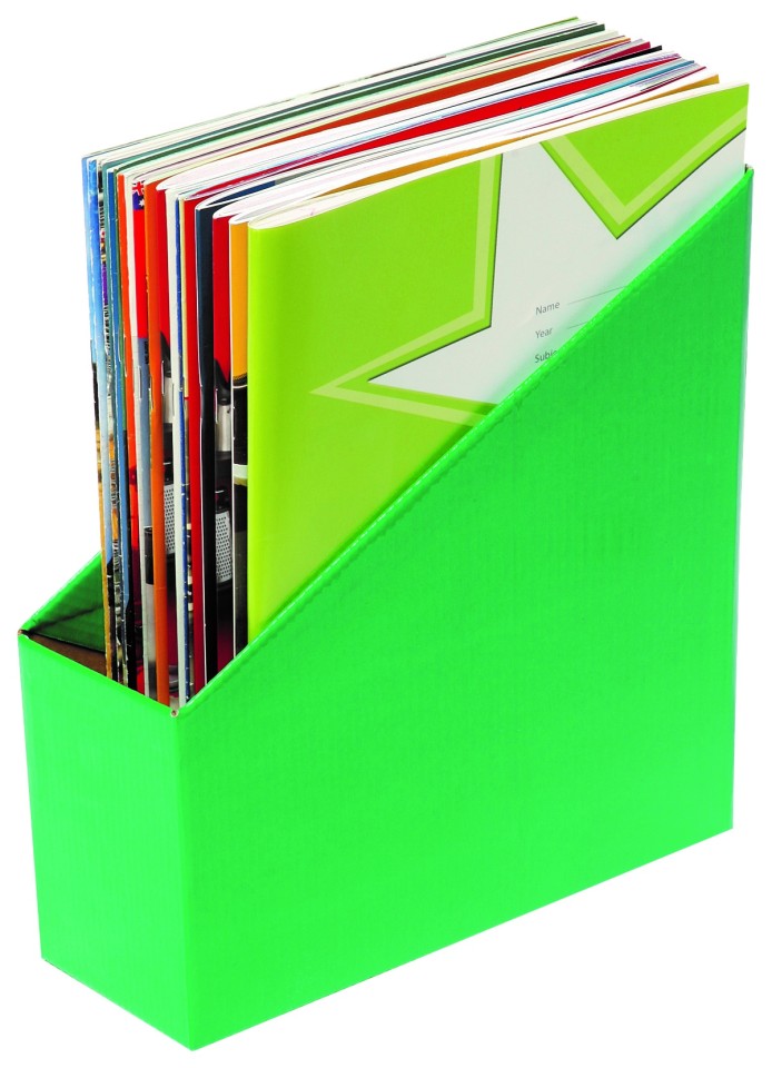 Marbig Book Box Green Small Pack 5