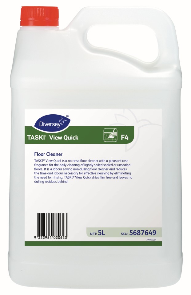 Diversey Taski F4 View Quick Floor Cleaner for Mopping 5L