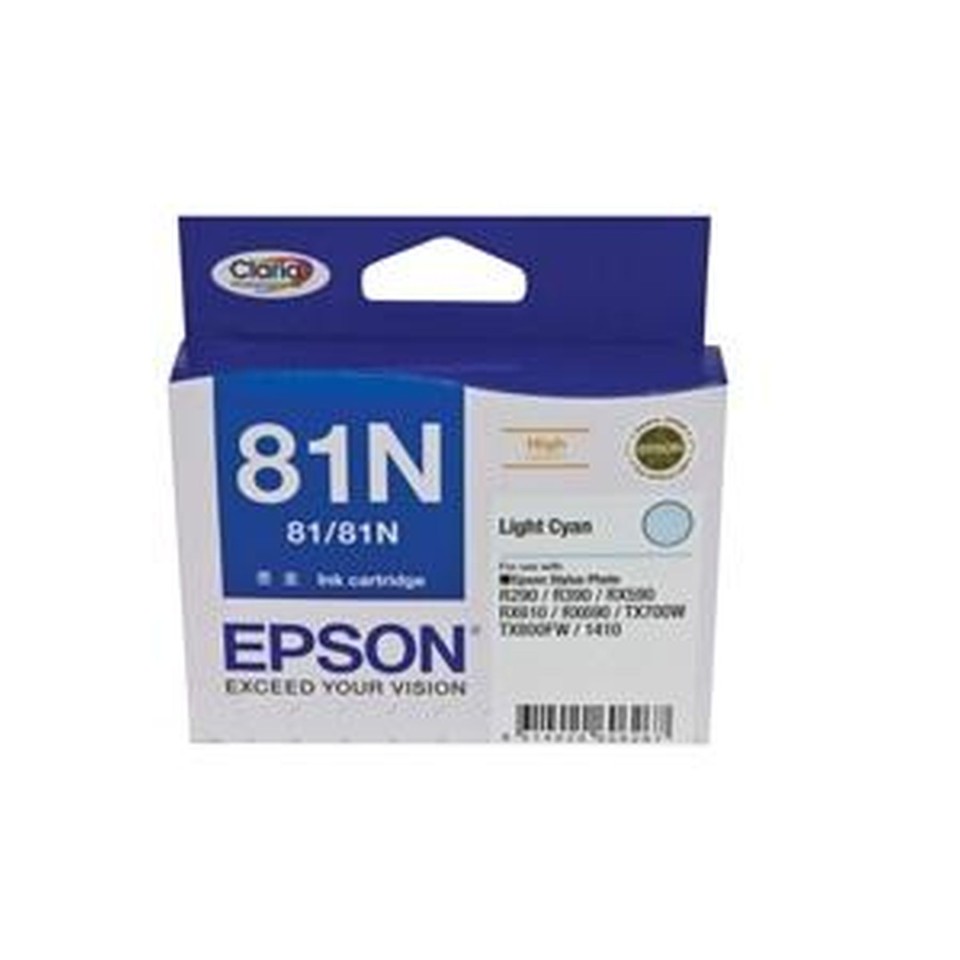 Epson Claria Photo HD Inkjet Ink Cartridge 81N High Yield Light Cyan