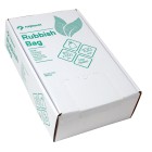 NXPlanet Rubbish Bag LDPE 80L 1000x810mm 30mu Black Dispenser Box of 100 image