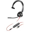 Poly Plantronics Blackwire 3310 MS USB-A Mono Wired Headset image