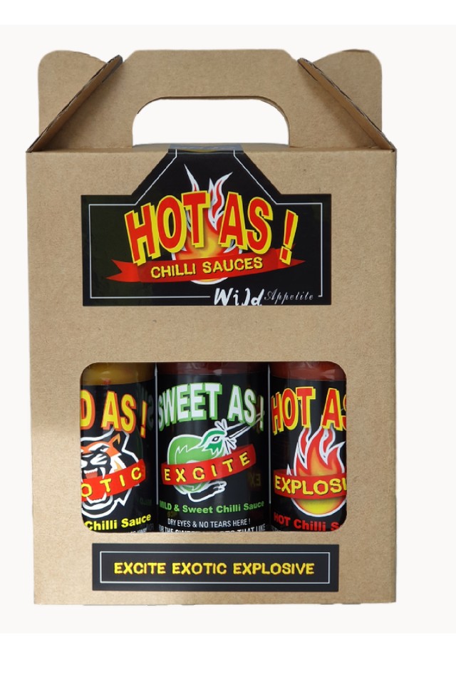 Wild Appetite - Hot As Family Pack - Trio Of Sauces
