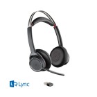 Plantronics Voyager Focus Uc-M Stereo Bt W/Ess Noise Cancelling Headset + USB Dongle+Charge Cradle image