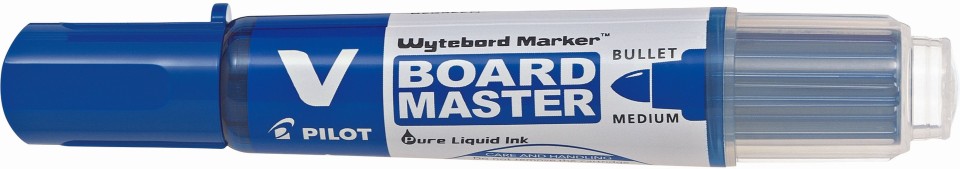 Pilot BeGreen V Board Master Whiteboard Marker Bullet Tip Blue