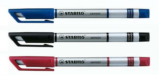 Stabilo Sensor Fineliner Pen Super Fine 0.3mm Black
