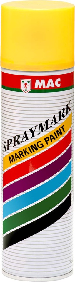MAC Spraymark Paint Fluoro Yellow 400ml - Ctn 12