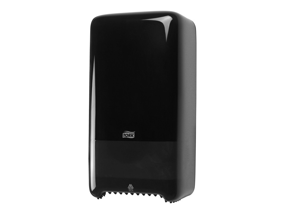 Tork T6 Toilet Paper Compact Auto Shift Roll Dispenser Black 557508