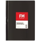 FM Clipfile Punchless Black A4 3mm Polyprop image