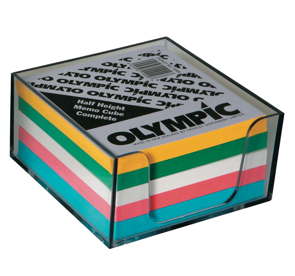 Olympic Memo Cube With Holder Small Half Size