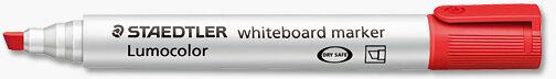 Staedtler 351 Lumocolor Whiteboard Marker Chisel Tip 2.0-5.0mm Red