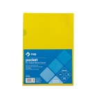 NXP L Shaped Pockets A4 150 Micron Assorted Colours Pack 12 image