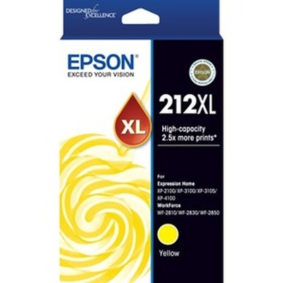 Epson Inkjet Ink Cartridge 212XL High Yield Yellow