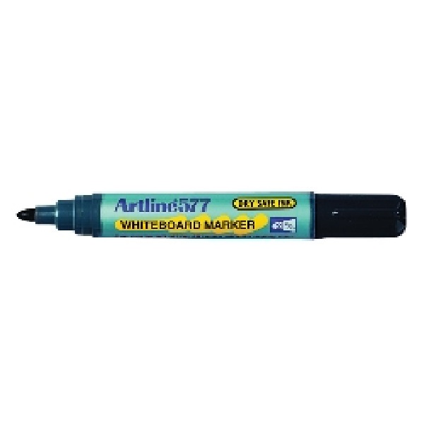 Artline 577 Whiteboard Marker Bullet Tip 2.0mm Black