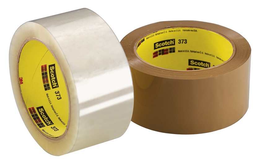 Scotch 373 Packaging Tape 48mm X 100m Tan Roll