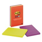 Post-it Super Sticky Lined Notes 660-3SSAN 101x152mm Marrakesh Pack 3 image