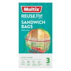 Multix Reuse Me Sandwich Bags 3 Pack image