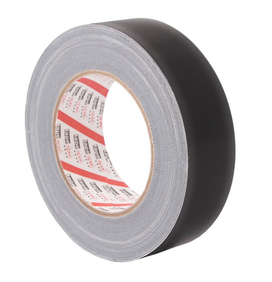 Tapespec 0116 Premium Cloth Tape Black 72mmx30m Roll