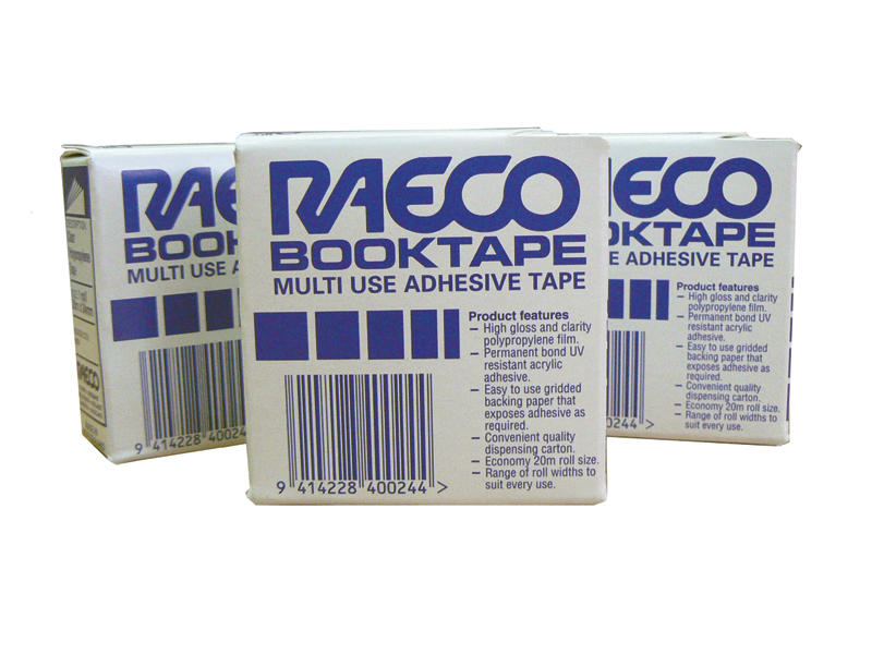 Raeco Book Tape Multi Use 72mm x 20m Roll