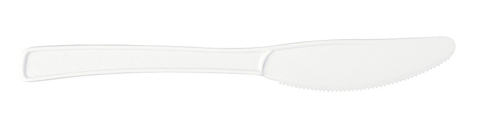 Huhtamaki Plastic Knives White Pack 100