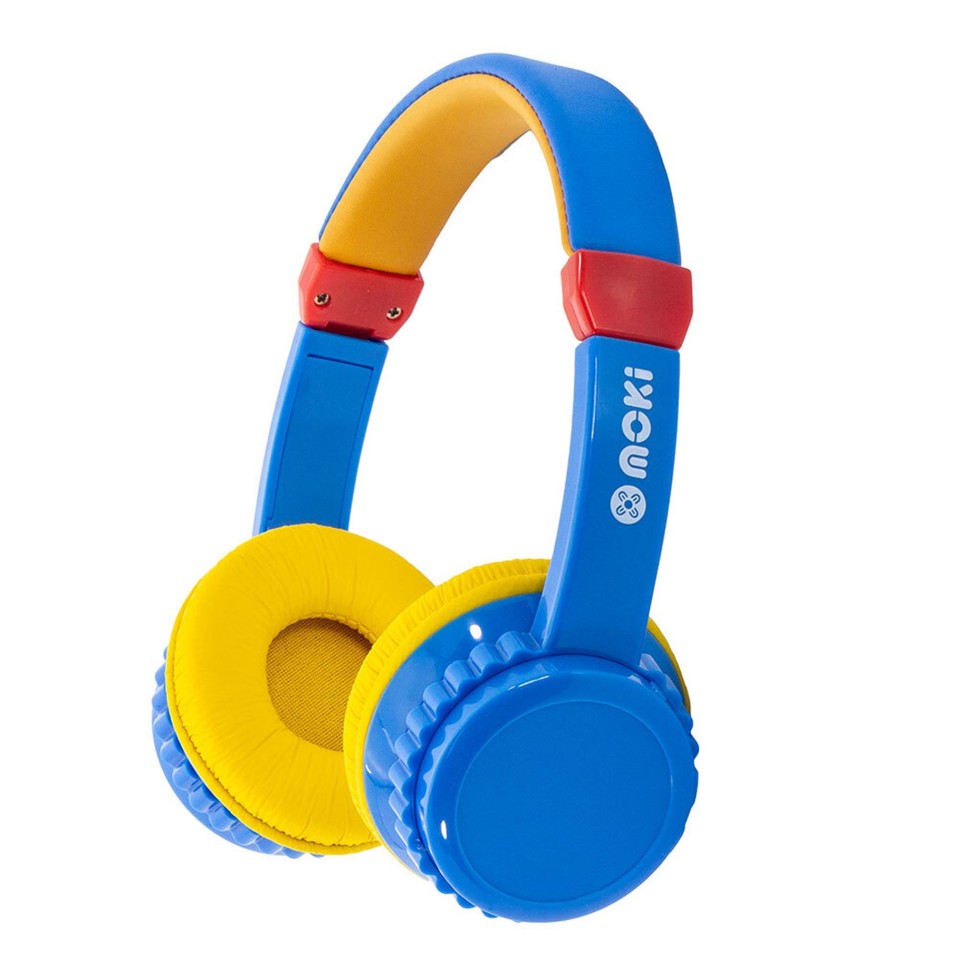 Moki Play Safe Headphones Volume Limited Blue/Yellow