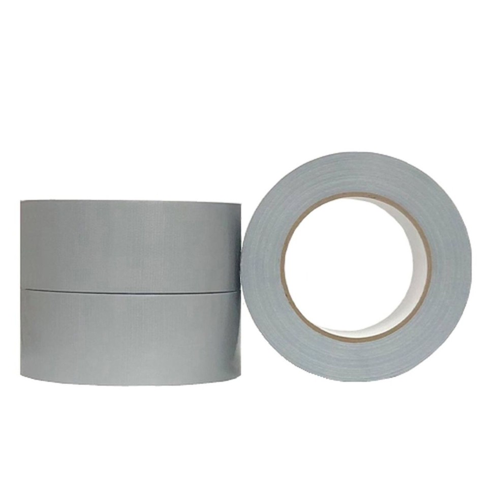 Pomona Rubber Cloth Tape Mesh Rayon 48mmx30m Silver