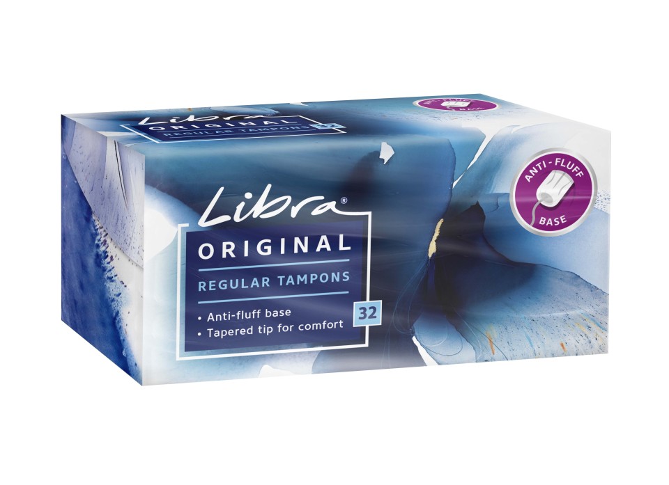 Libra Tampons Regular Pack of 32 Box of 6