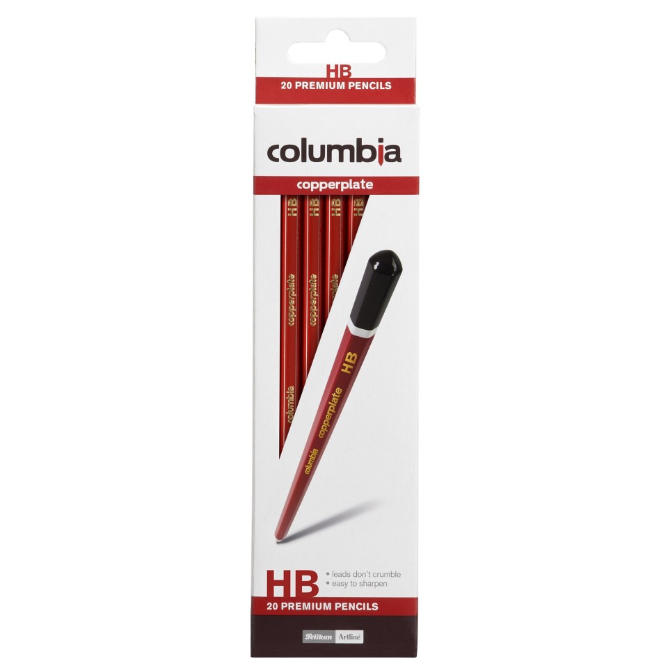 Columbia Cadet Pencil HB Hexagonal Pack 20