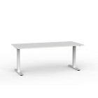 Agile Fixed Desk 1800Wx800Dmm White Top / White Frame image