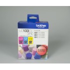 Brother Inkjet Ink Cartridge LC133 Tri Colour Pack 3 image