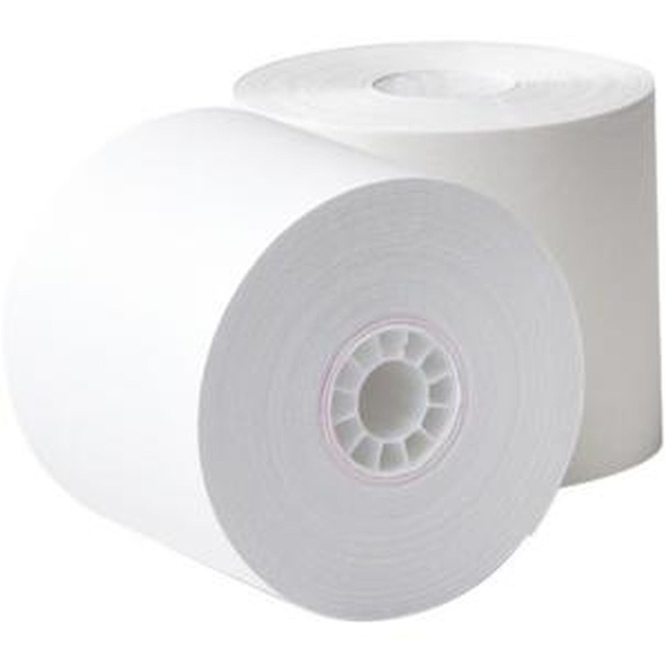 IPS Bond Machine Paper Roll 1 Ply 76mm x 76mm White Each