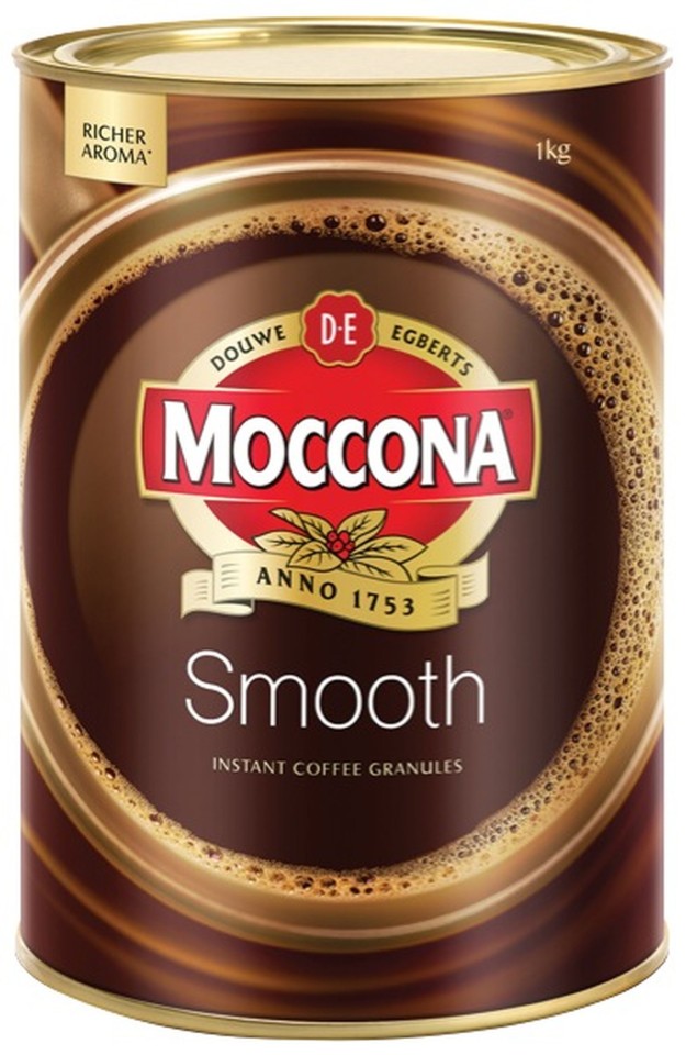 Moccona Smooth Instant Coffee Granulated 1kg Tin
