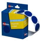 Avery Blue Dispenser Dot Stickers 24 mm diameter 500 Labels (937244) image