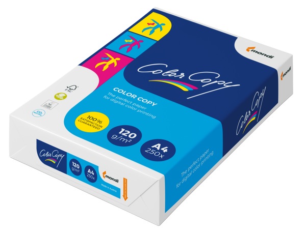 Color Copy Paper Uncoated 120gsm A4 Pack 250