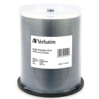 Verbatim CD-R Inkjet Printable 52x 80Min Spindle White 100Pk image